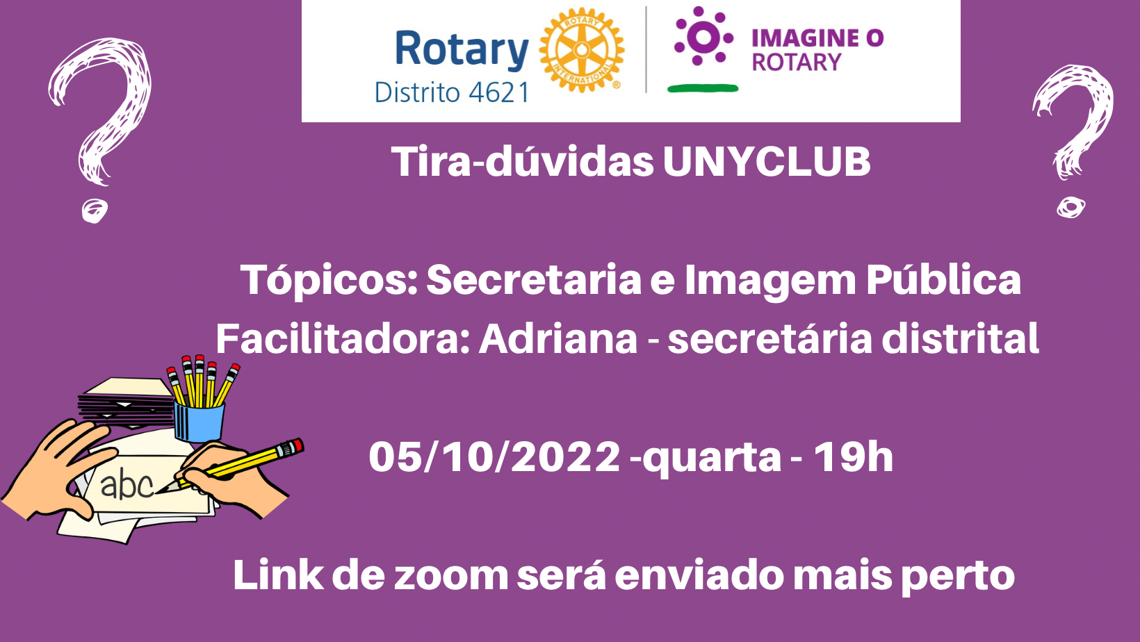 Tira-dúvidas secretaria e IP