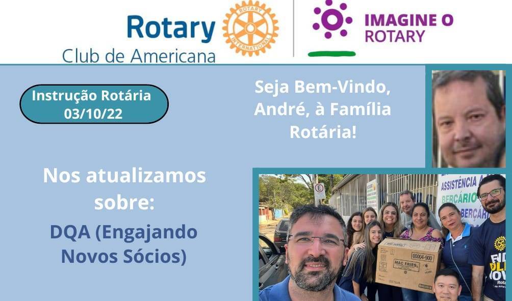 Instrução Rotária - engajando novo associado 