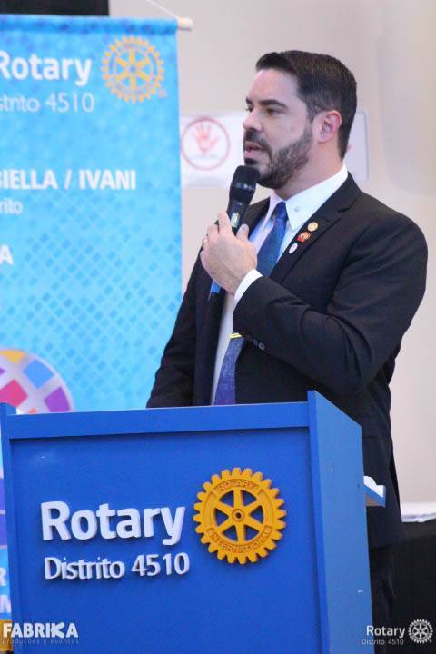 Murillo Alvarez Alves, Governador do Distrito 4510 do Rotary International, promove reunião dos 100 dias de gestão