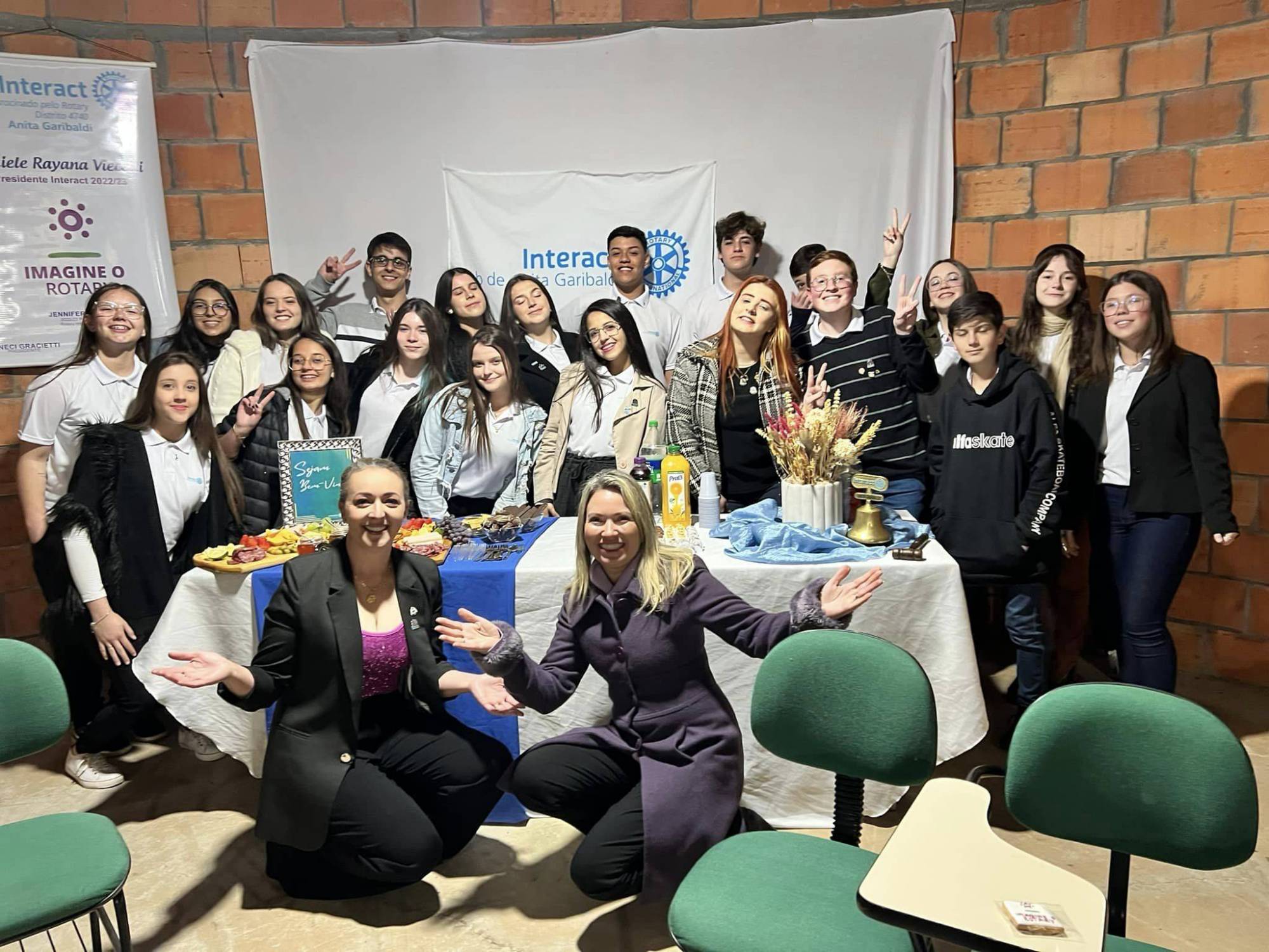 Visita ao Rotary Club de Anita Garibaldi