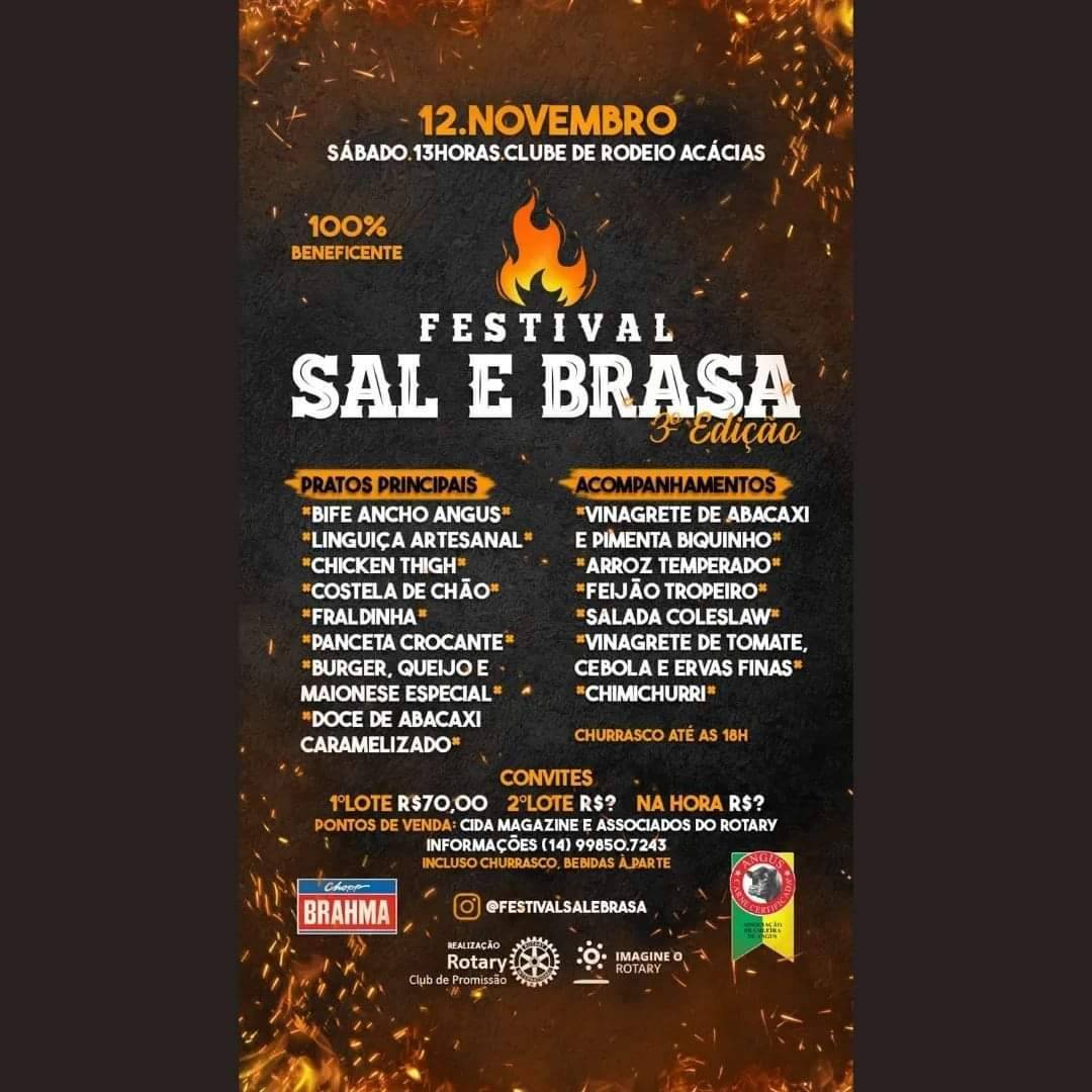 Festival Sal e Brasa - Rotary Club de Promissão