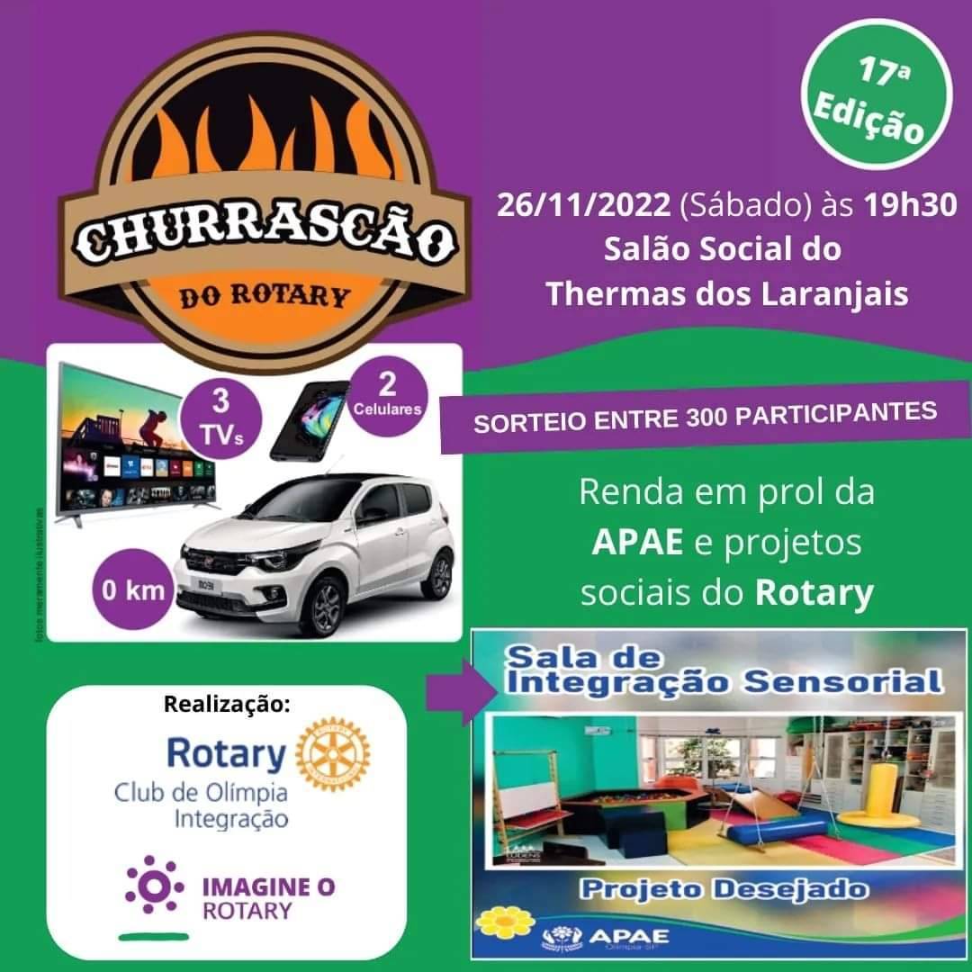 Churrascão do Rotary - Rotary Club de Olímpia Integração