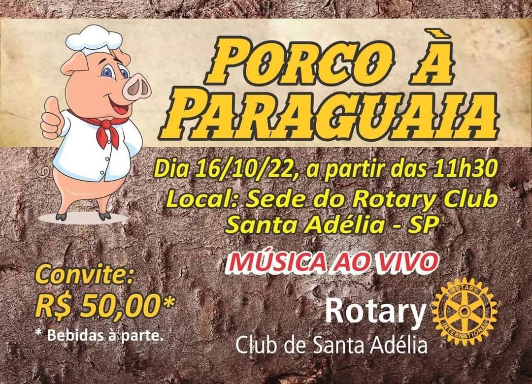 Porco à Paraguaia - Rotary Club de Santa Adélia