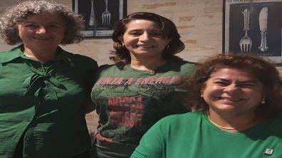 Rosa Colicchio, GA 22/23, Leila Moraes (ambas fundadoras do RCS Novas Gerações) e a presidente Evandra Ramos