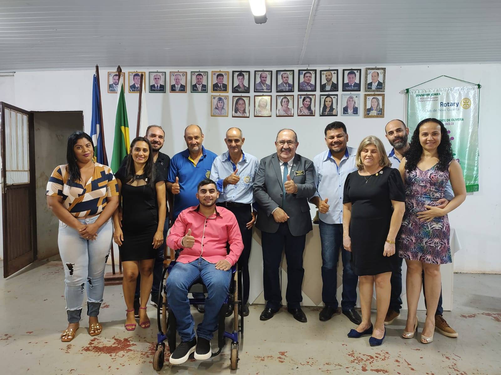 Rotary Club de nova Guarita recebe Governador Distrital de Rotary Internacional 2022-23.