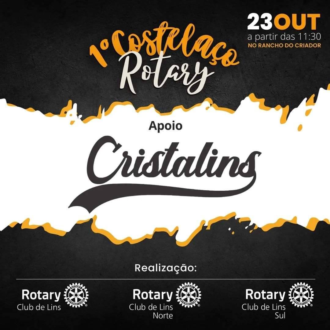 É com imensa satisfação que anunciamos a CristaLins como apoiadora do 1° Costelaço Rotary.