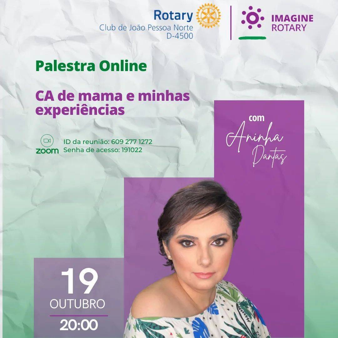 Depoimento da companheira Ana Dantas sobre o cancer de mama.