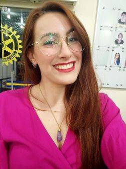 Lis Volcian Simão, do Rotaract Club de Tupi Paulista é a atual coordenadora distrital da Imagem Pública