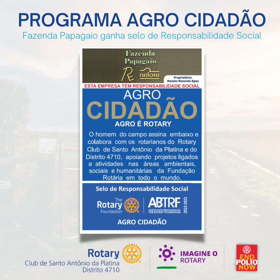 Rotary Club de Santo Antônio da Platina - Agro Cidadão