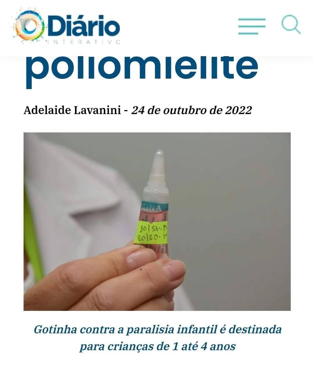 Poliomielite - RC Barretos