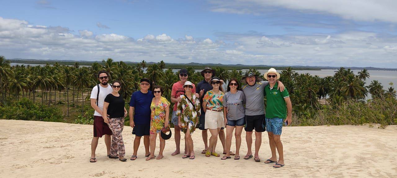 Intercambistas do Distrito 4640 visitando o Distrito 4391