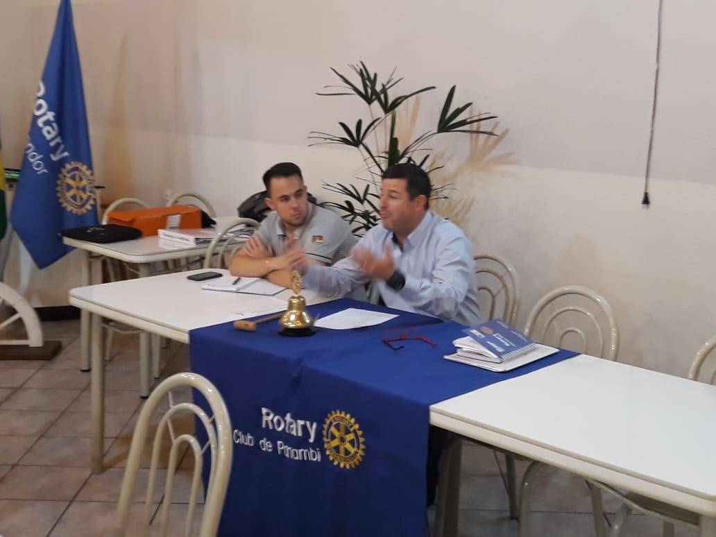 Presidente Sandro e Secretário Fernando