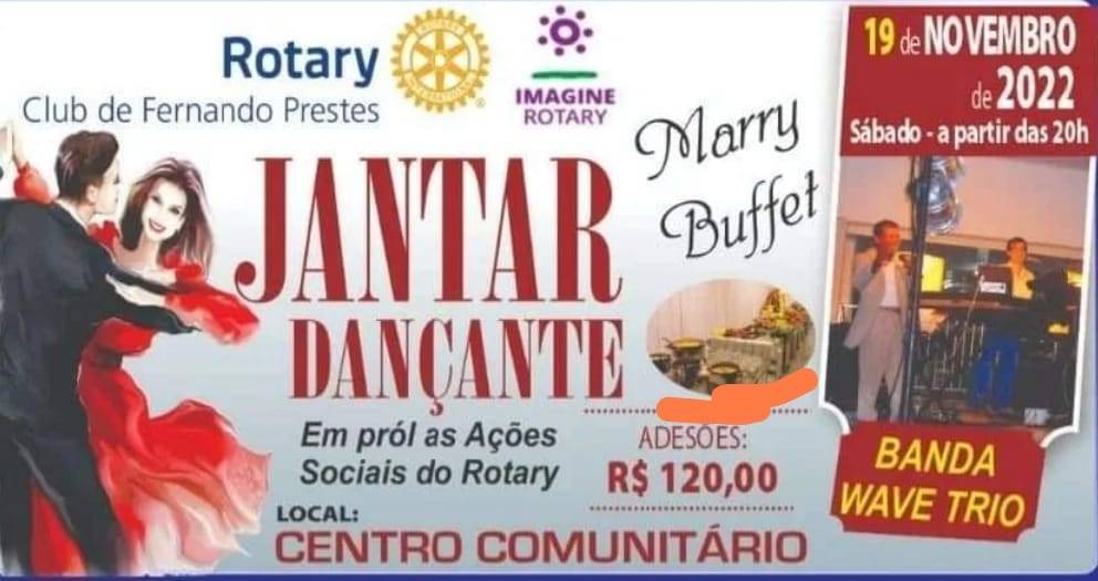 Jantar Dançante do Rotary Club de Fernando Prestes