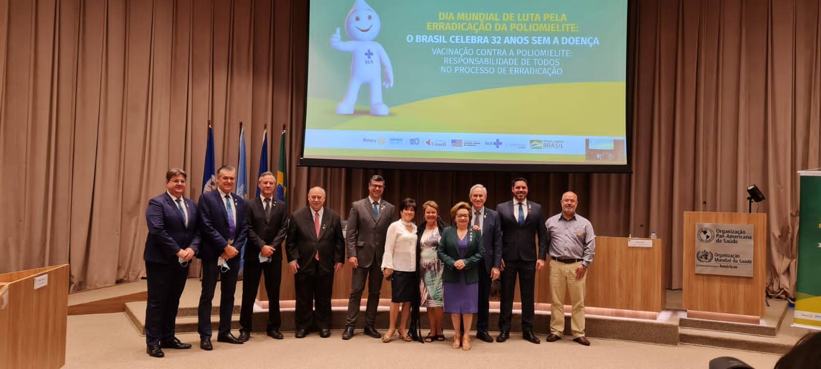 DIA MUNDIAL DE LUTA PELA ERRADICAÇÃO DA POLIOMIELITE - BRASÍLIA/DF