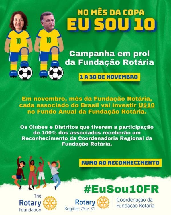 CAMPANHA "NO MÊS DA COPA, EU SOU 10"