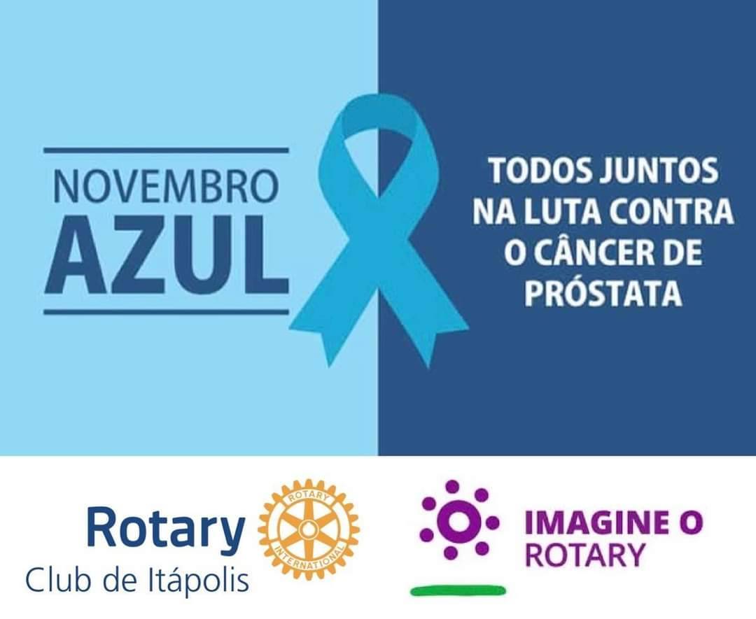 NOVEMBRO AZUL - mês de conscientização e prevenção ao câncer de próstata - RC Itápolis