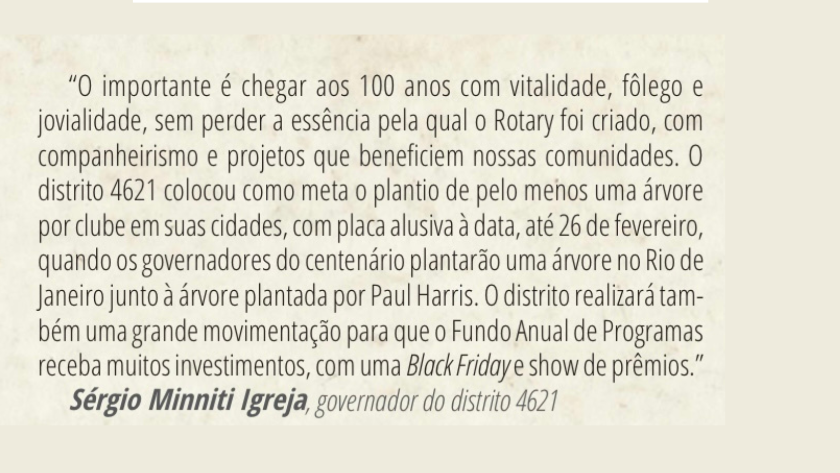 100 anos de Rotary no Brasil 