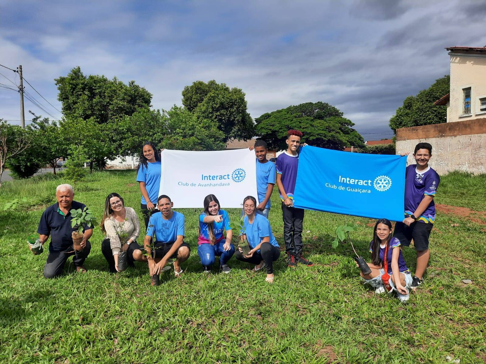 Rotary e o Interact Club de Guaiçara realizaram ação conjunta na cidade de Avanhandava.