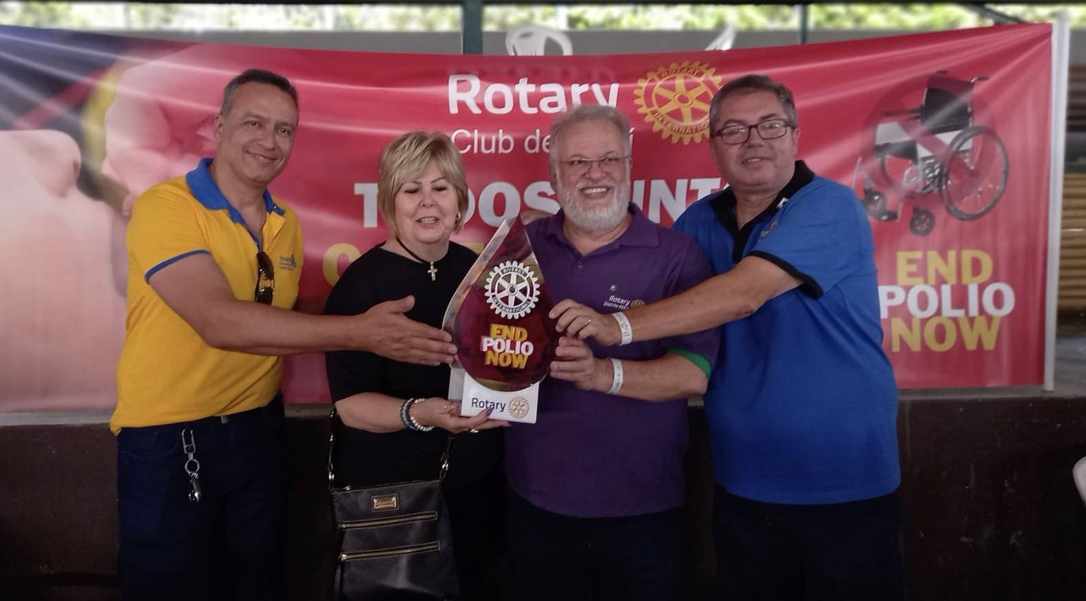 Cofrinho no Rotary Gaúcha 