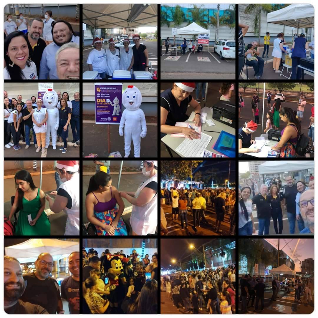 E a chegada do Papai Noel juntamente com a vacinação contra POLIOMIELITE e Influenza, realizada nessa terça-feira, 08/11/22, com apoio do @rotary_club_de_jahu_leste foi um sucesso!
