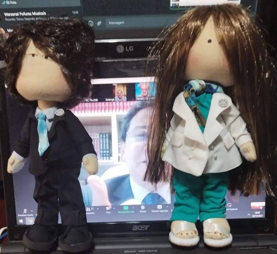 Os mascotes da gestão 2022-23 foram apresentados.