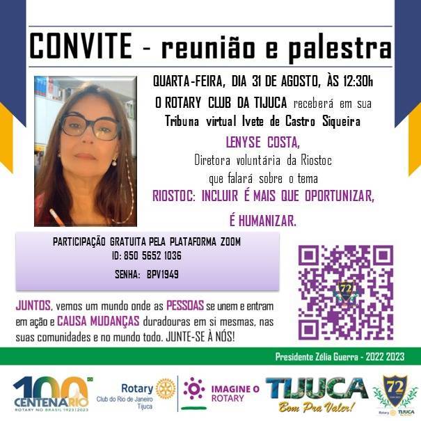 RIOSTOC: Incluir é mais que oportunizar, é Humanizar