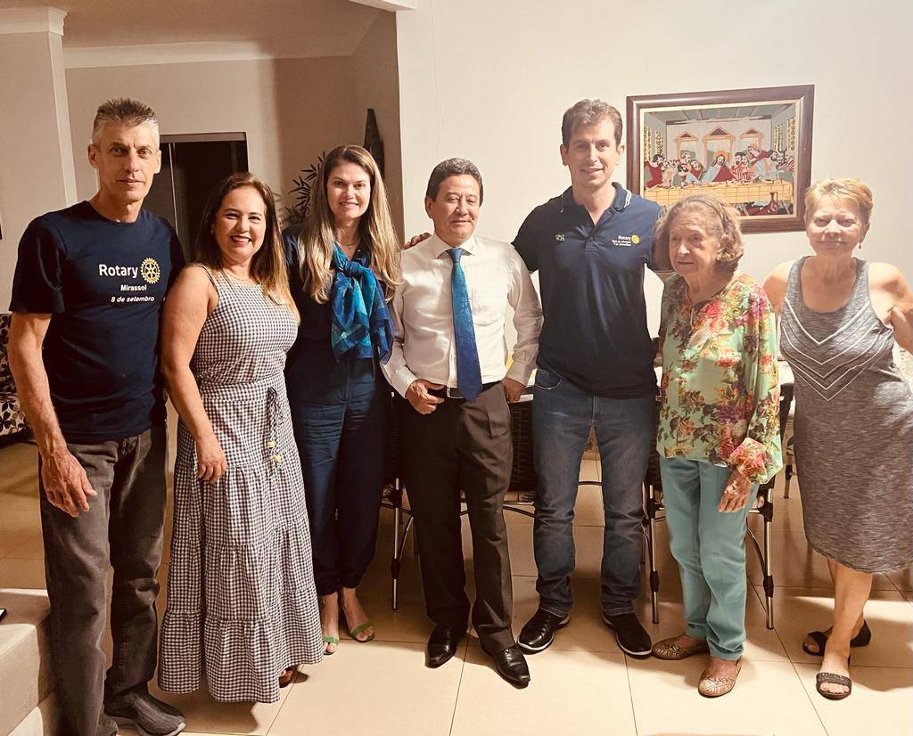 No dia 25/11 aconteceu a Visita Oficial do casal Governador e Rosângela Januário no Rotary Club de Mirassol - 8 de Setembro