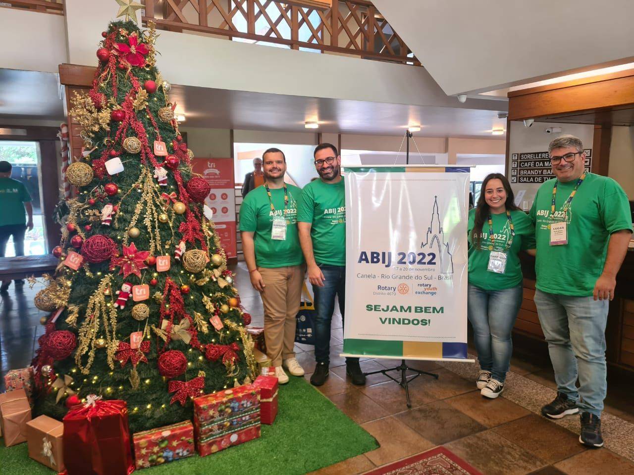 Nos dias 16 a 21 de novembro, a Comissão Distrital de Intercâmbio do Distrito 4480, está participando a Abij 2022, na cidade de Canela RS.