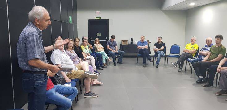 Companheiro Zagonel apresentou balanço da ação.