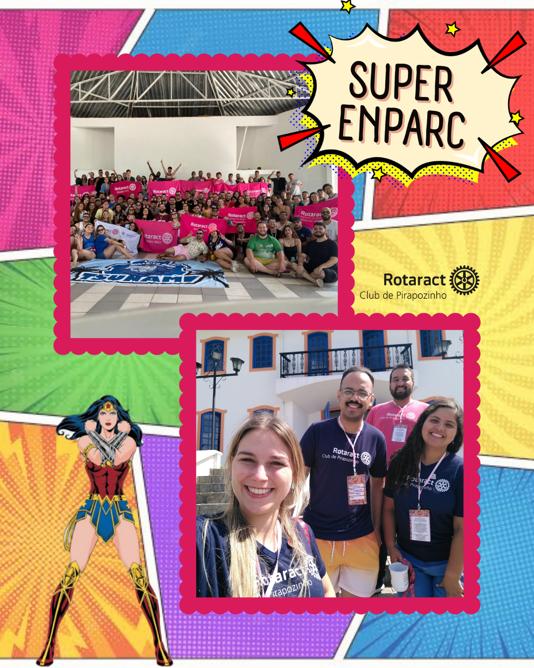 Um super ENPARC cheio de heróis/heroínas.