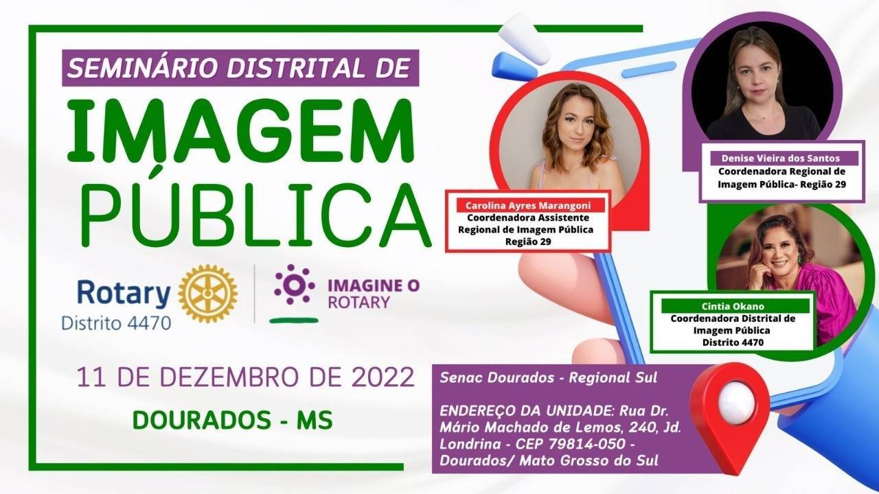 SEMINÁRIO DISTRITAL DE IMAGEM PÚBLICA 