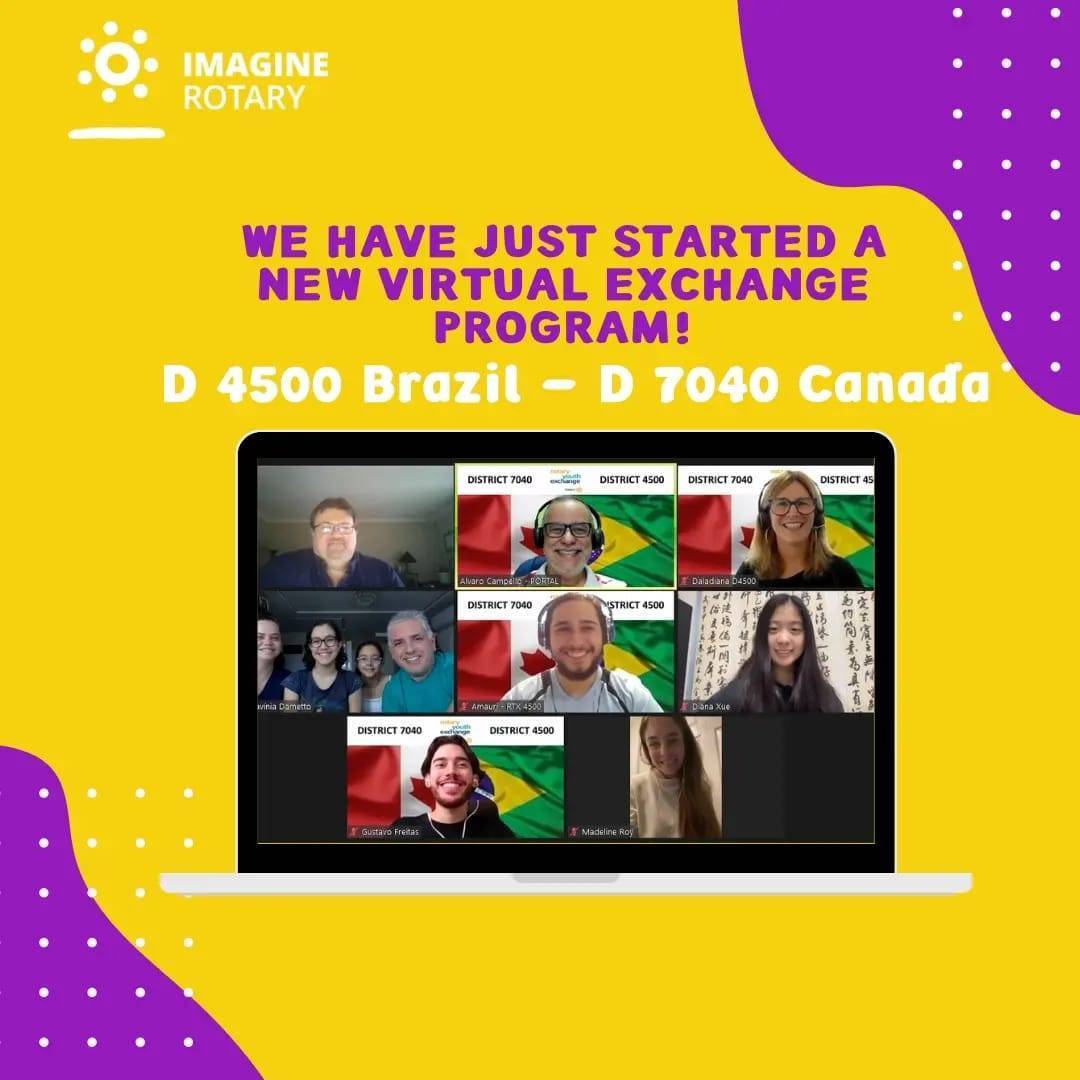 INTERCÂMBIO VIRTUAL - INÍCIO DE NOVA TURMA