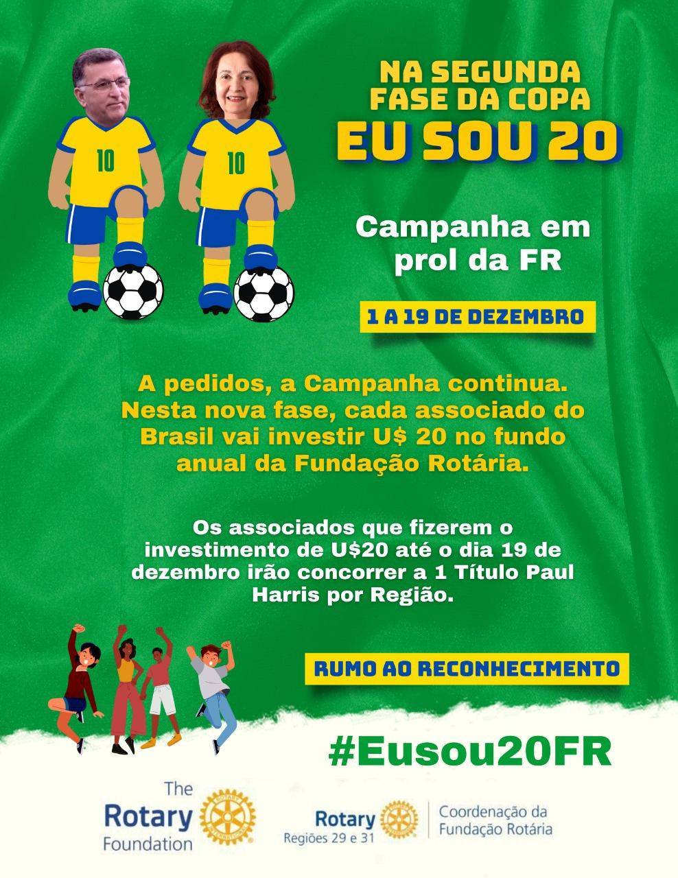 O DESAFIO CONTINUA: #EuSou20FR