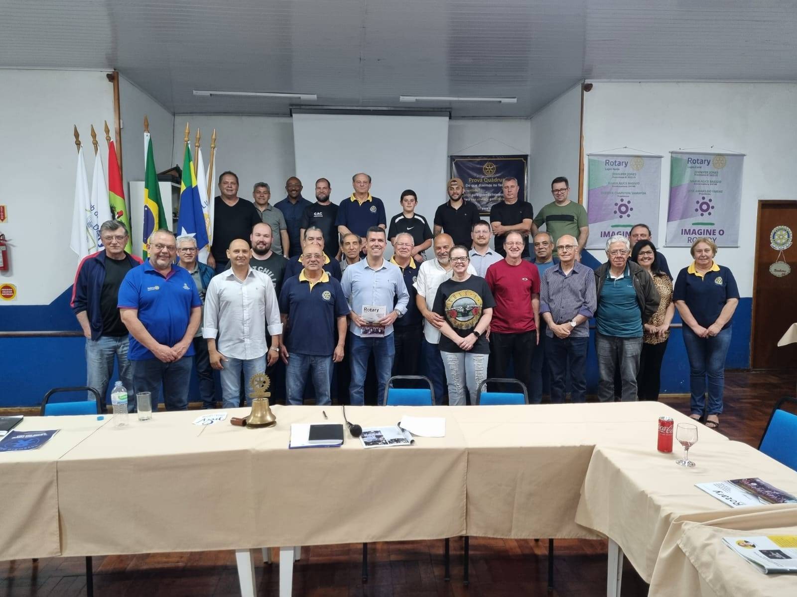 Palestrantes, companheiros e convidados.