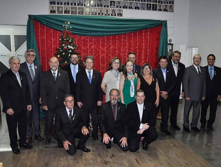 Reunião do Rotary Club de Itápolis com Festiva de Natal e Posse de novo membro - 06/12/2022
