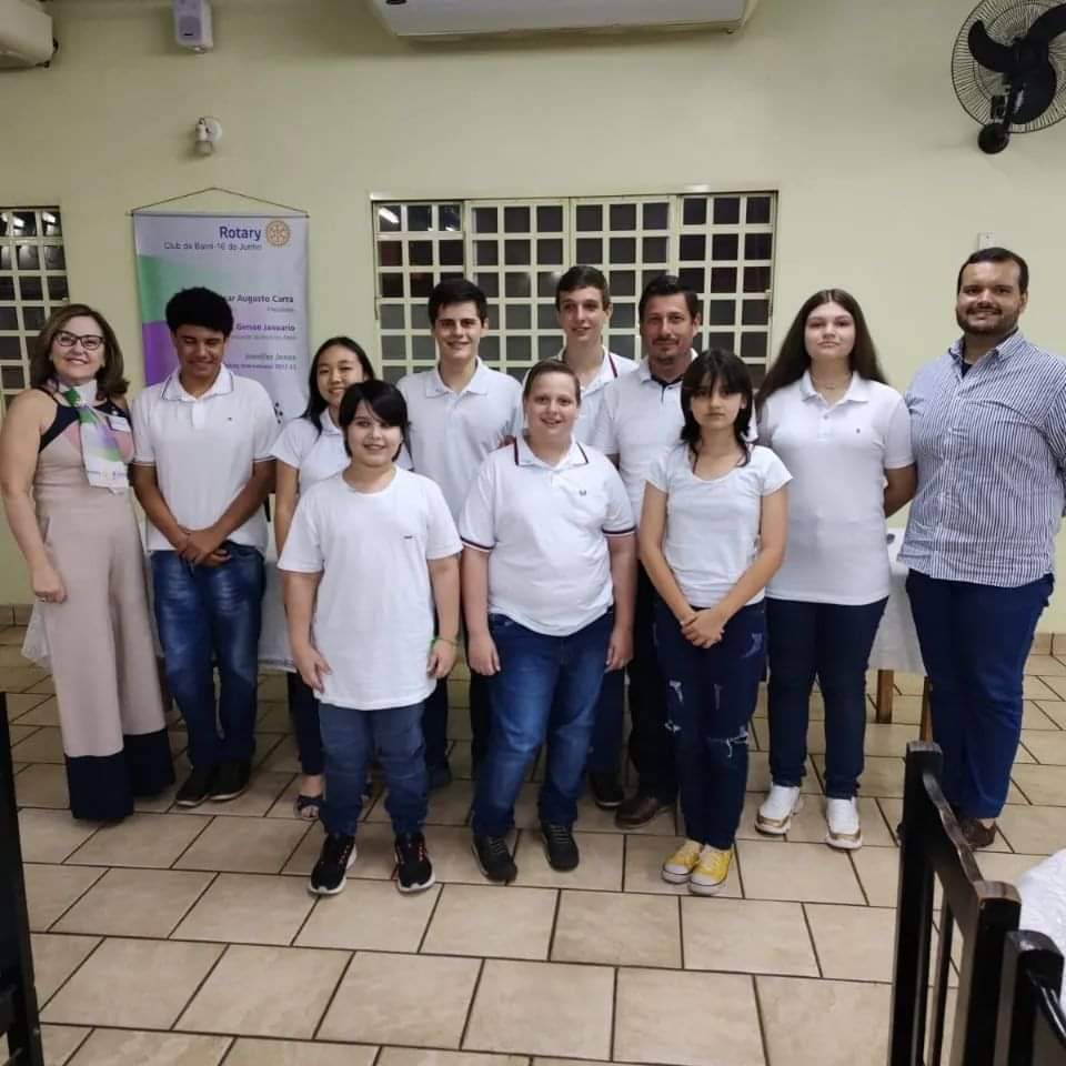 Cerimônia de instalação do Interact Club de Bariri 21 de Setembro