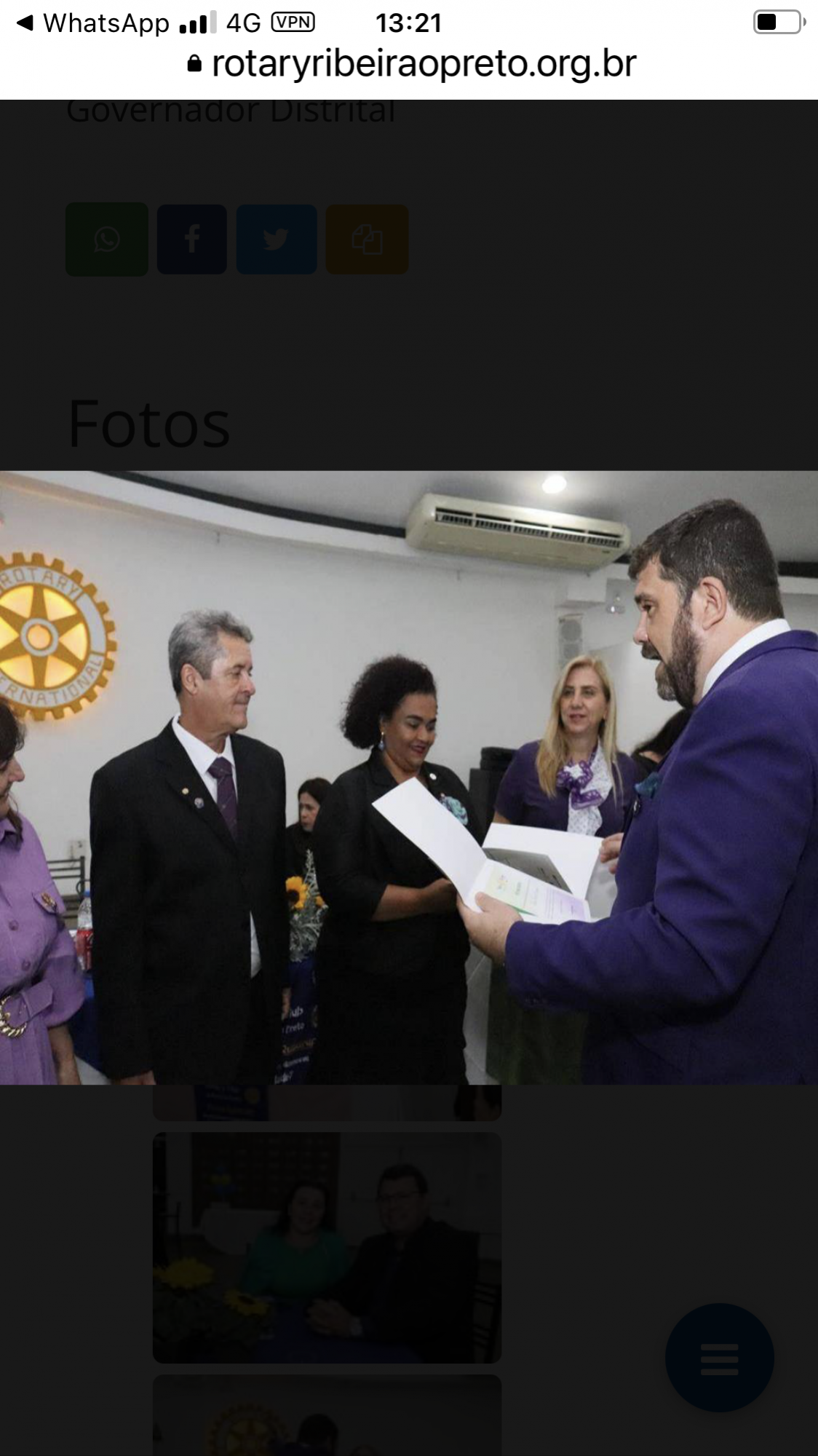 Posse novo associado