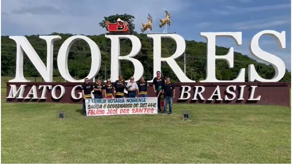 Rotary Club de Nobres recebe visita oficial do Governador Distrital