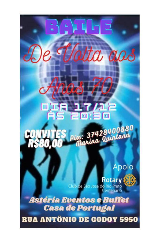 Baile "De Volta aos Anos 70"