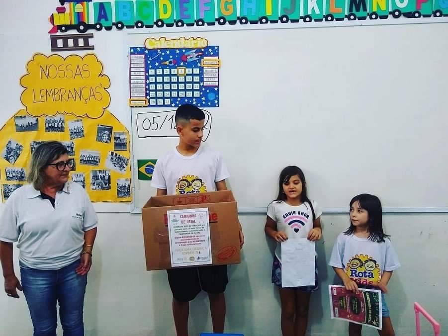 Rotary Kids de Itápolis em parceria com o Fundo Social de Solidariedade, deu continuidade à CAMPANHA DE NATAL!