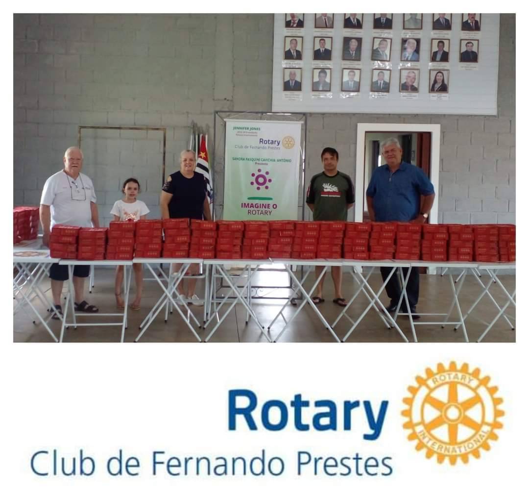 Rotary Club de Fernando Prestes Realiza Ação com esfirras do Habib's