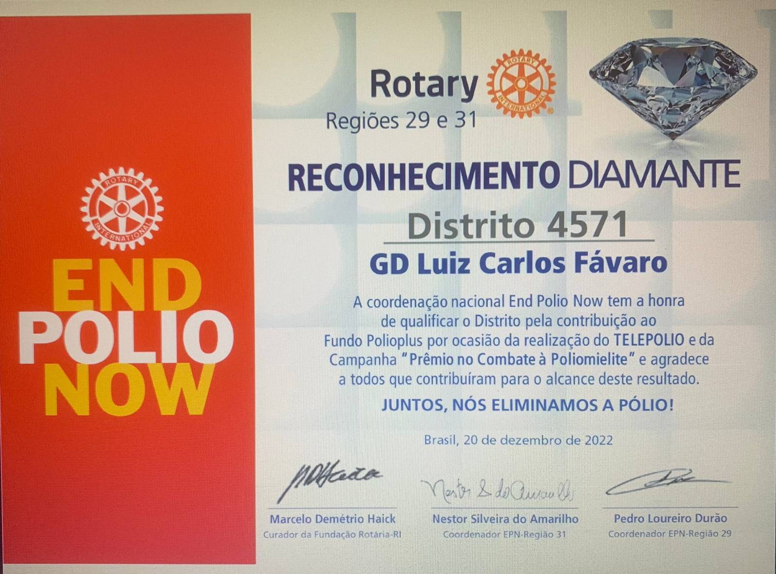 "Prêmio no Combate à Poliomielite"