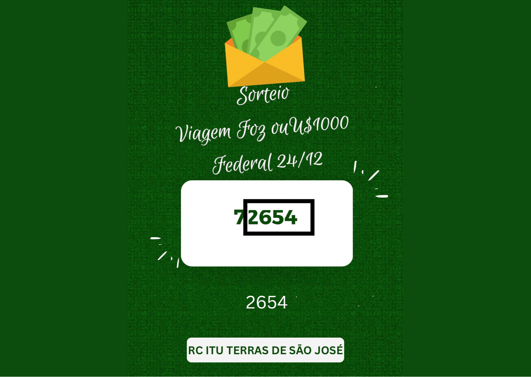 Resultado rifa coordenadoria 