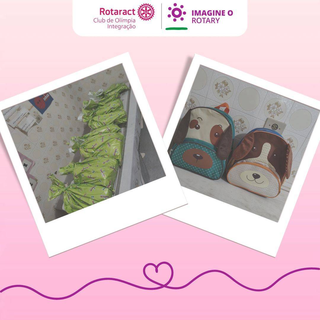 Casa de Acolhimento (antiga Casa Abrigo) recebe do Rotaract Club de Olímpia Integração presentes de Natal para as crianças