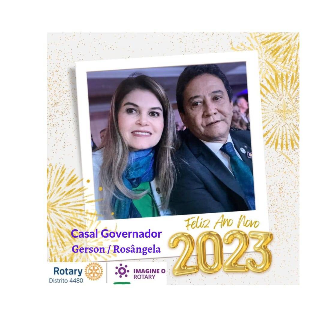 Feliz Ano Novo - São os Votos do Casal Governador a Todos