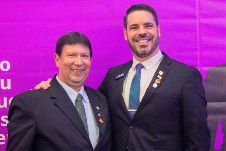 Wagner Osmar Aparecido Massoca, Governador Eleito, e Murillo Alvarez Alves, Governador do Distrito 4510 do Rotary