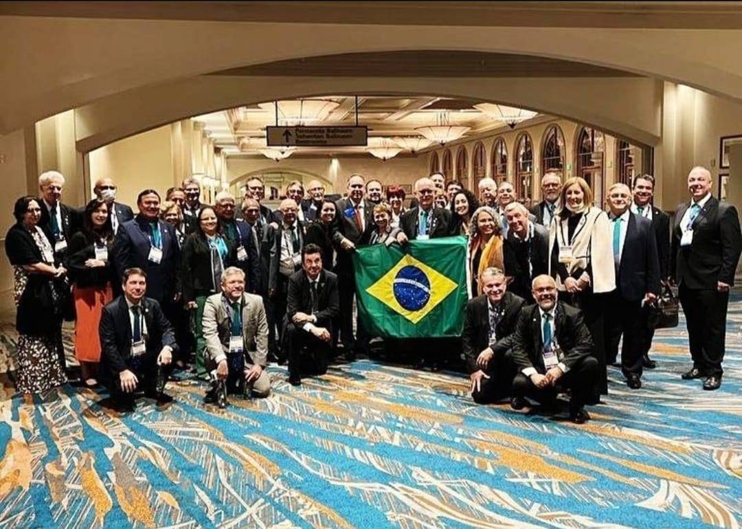 Governadores eleitos do Brasil em Orlando - Florida na Assembleia Internacional
