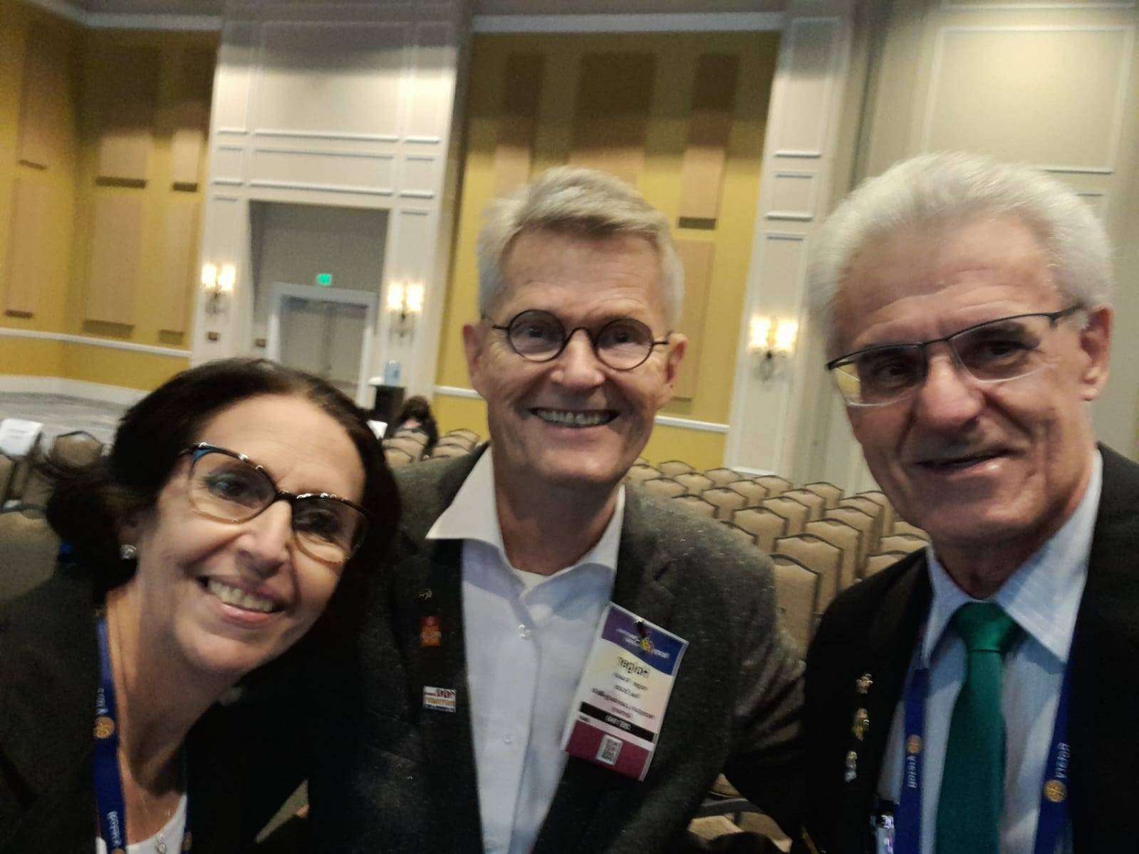 Governador Eleito do Distrito 4480, Gestão 2023-24 na Conferência Internacional em Orlando na Florida.