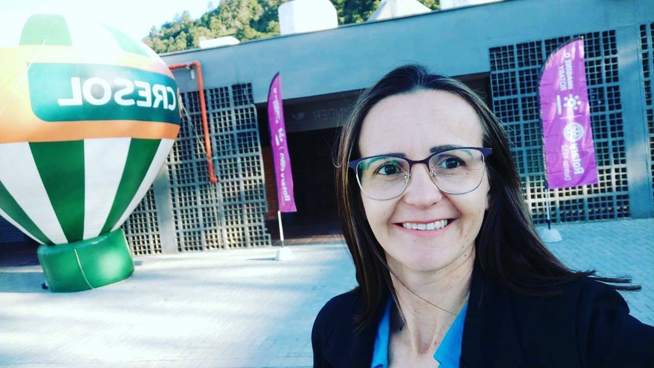 Companheira Cristiane Balak participa de capacitação