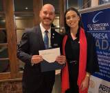 Entrega ao Governador das doações a Fundação Rotária e Polio Plus